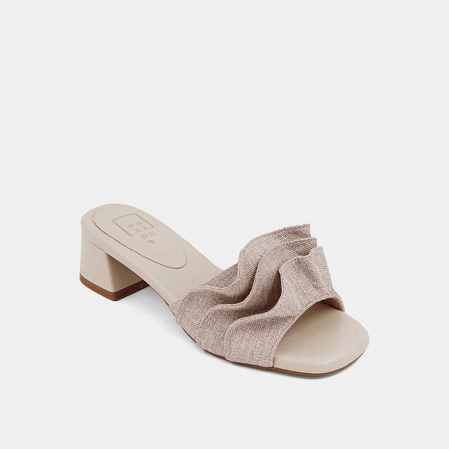 Shu Shop - Frances Ruffle Slide Sandal