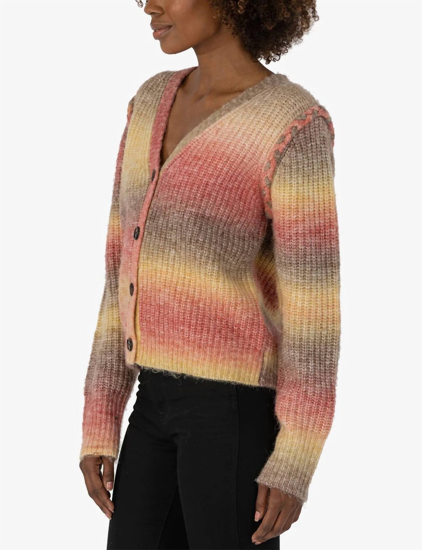 Kut From The Kloth - ISLA BRAIDED BUTTON DOWN CARDIGAN