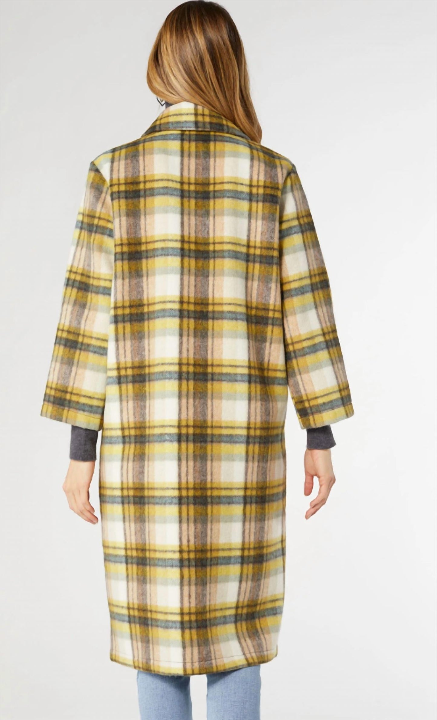 Coco + Carmen - Graylynn Plaid Coat