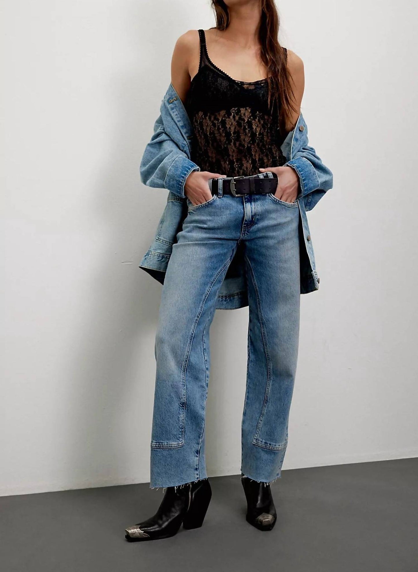 Free People - Risk Taker Mid-rise Jeans