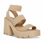Madden Girl - Round Toe Strappy Lug Platform Sandals
