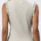 Dear John Denim - Ribbed Stretchy Top With Ruffle Sleeves