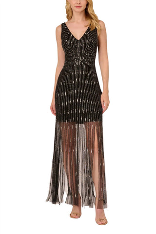 Adrianna Papell - Beaded Sleeveless Dress