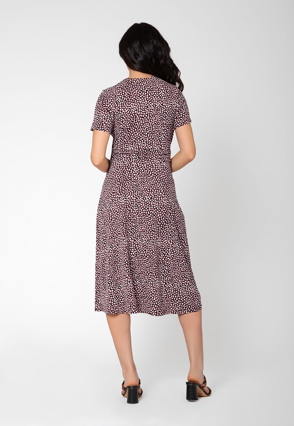 Leota Women's Amiya Midi Dress Black Size XX-Large