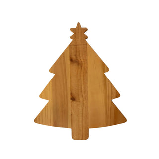 Creative Gifts International - Holiday Tree Pine Wood Board - 12.75" x 16"