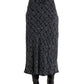 Bella Dahl - Bias Skirt With Tie Grid Print