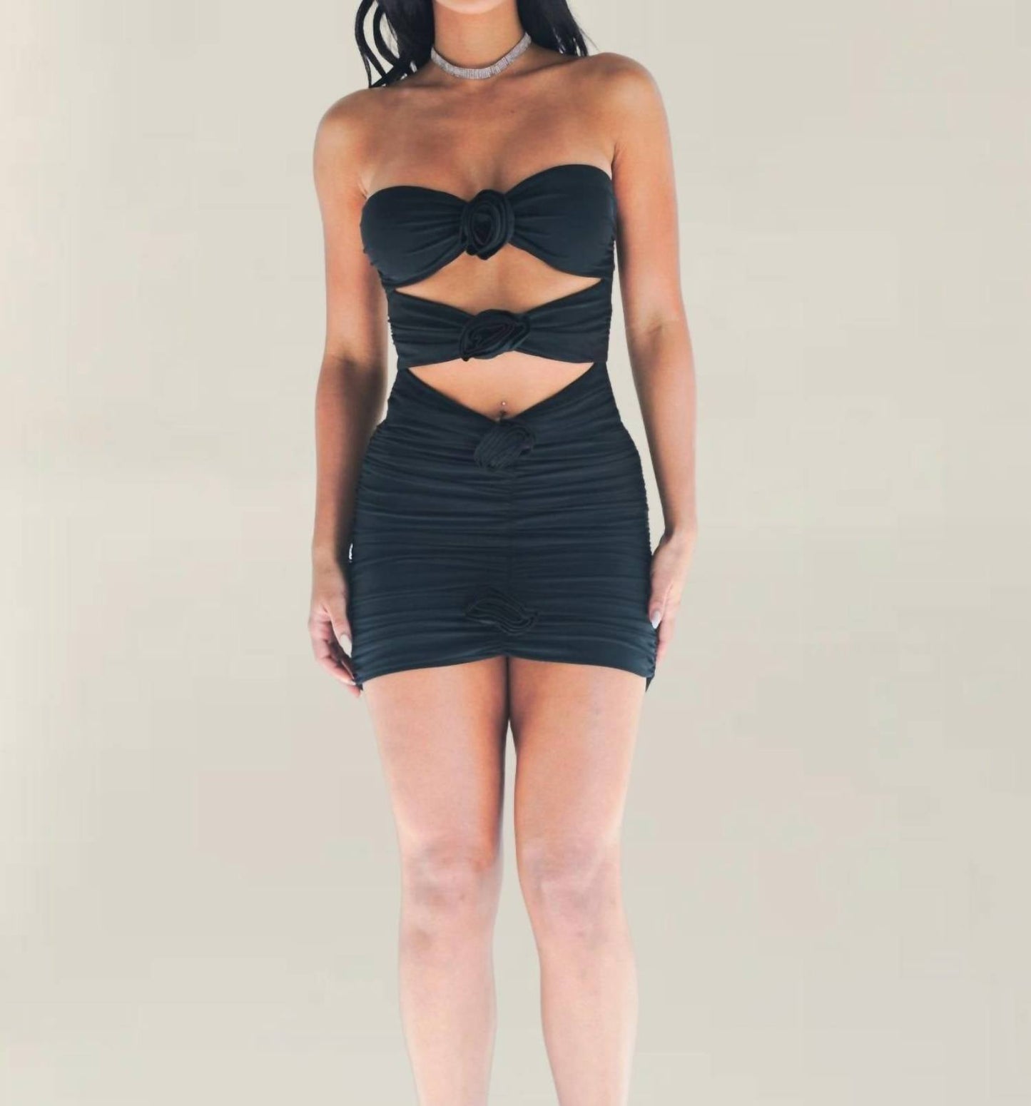 Aura - Cj Rose Mini Dress