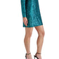 Steve Madden - Ginger Sequined Mini Shift Dress