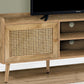 72-Inch Transitional TV Stand Console with Storage