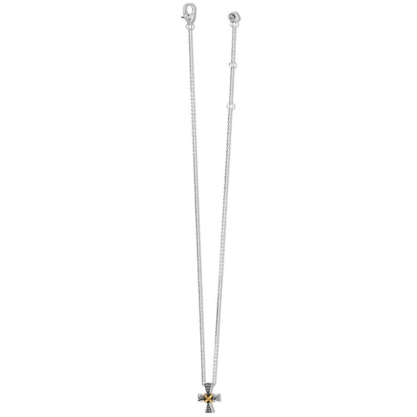 Brighton - Women's Meridian Two Tone Mini Cross Necklace