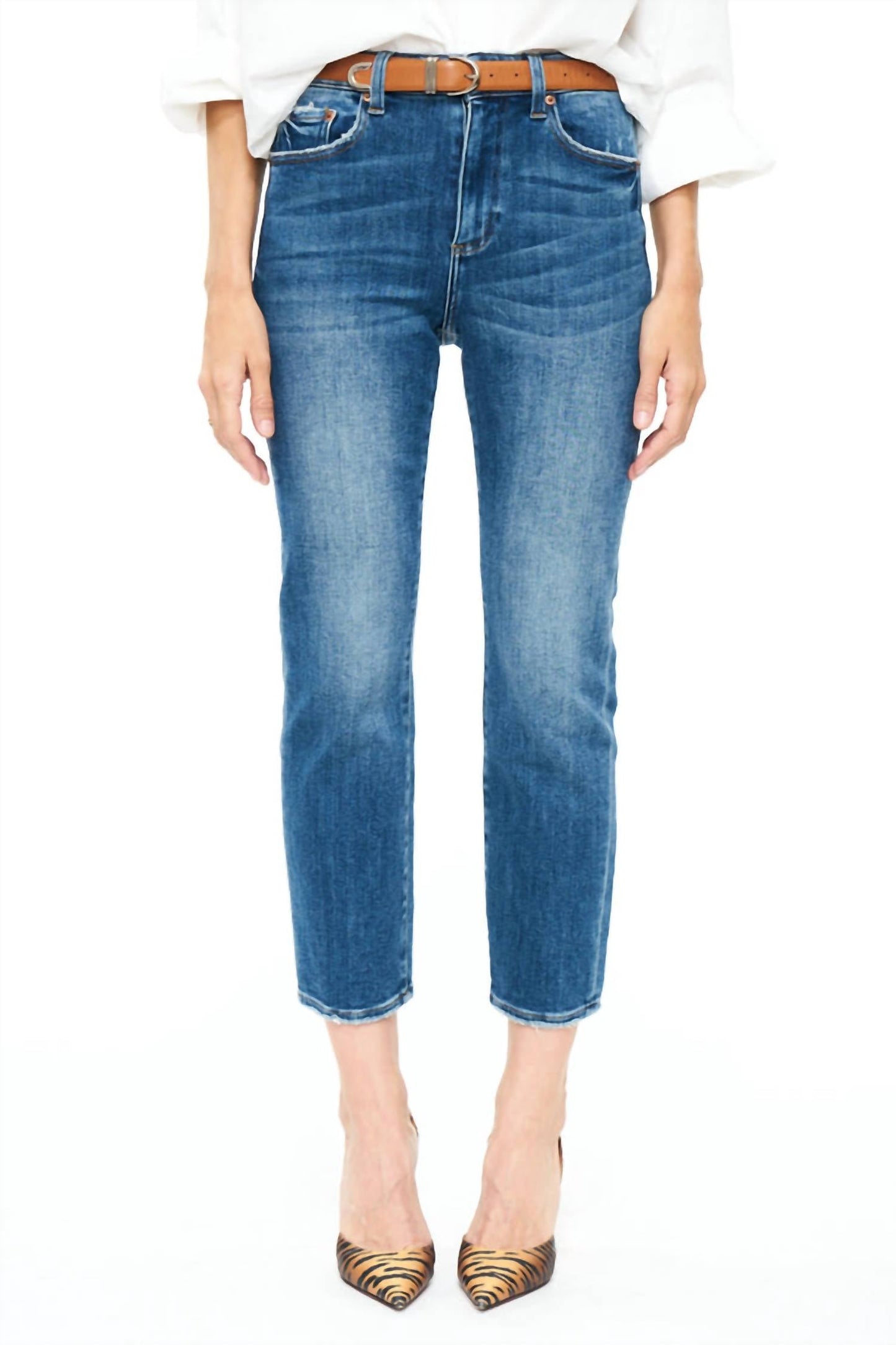 Pistola - Monroe Crop High Rise Slim Cigarette