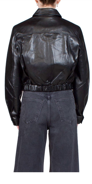Agolde - Women's Shoreditch Ski Club X Essie Recycled Leather Jacket