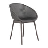 2 Piece Durable Single Chair With Hollow Out Design