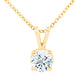 Diana M Jewels - 14kt 2.00 Cts Excellent Cut Lab Grown Diamond Solitaire Pendant Necklace