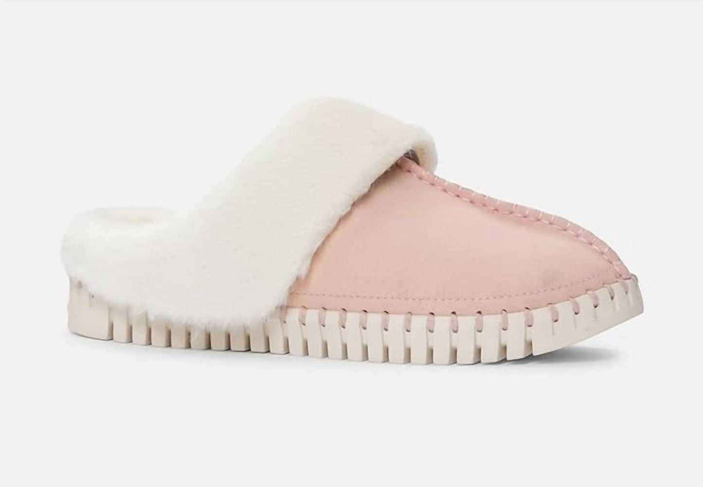 Ilse Jacobsen - Women's Tulip Faux Fur Trimmed Slippers