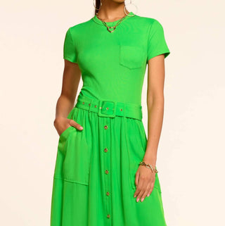 Ramy Brook - Sylvie Combo Ribbed Midi Dress