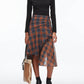 3.1 Phillip Lim - Draped Midi Skirt With Organza Combo