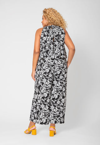 Leota Women's Skyler Floral Jumpsuit Black
