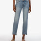 Kut From The Kloth - Reese Mid Rise Ankle Straight Leg Jean