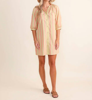 S'Edge - Amanda Striped Mini Dress