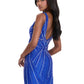 Ashleylauren - V-neck Cocktail Dress