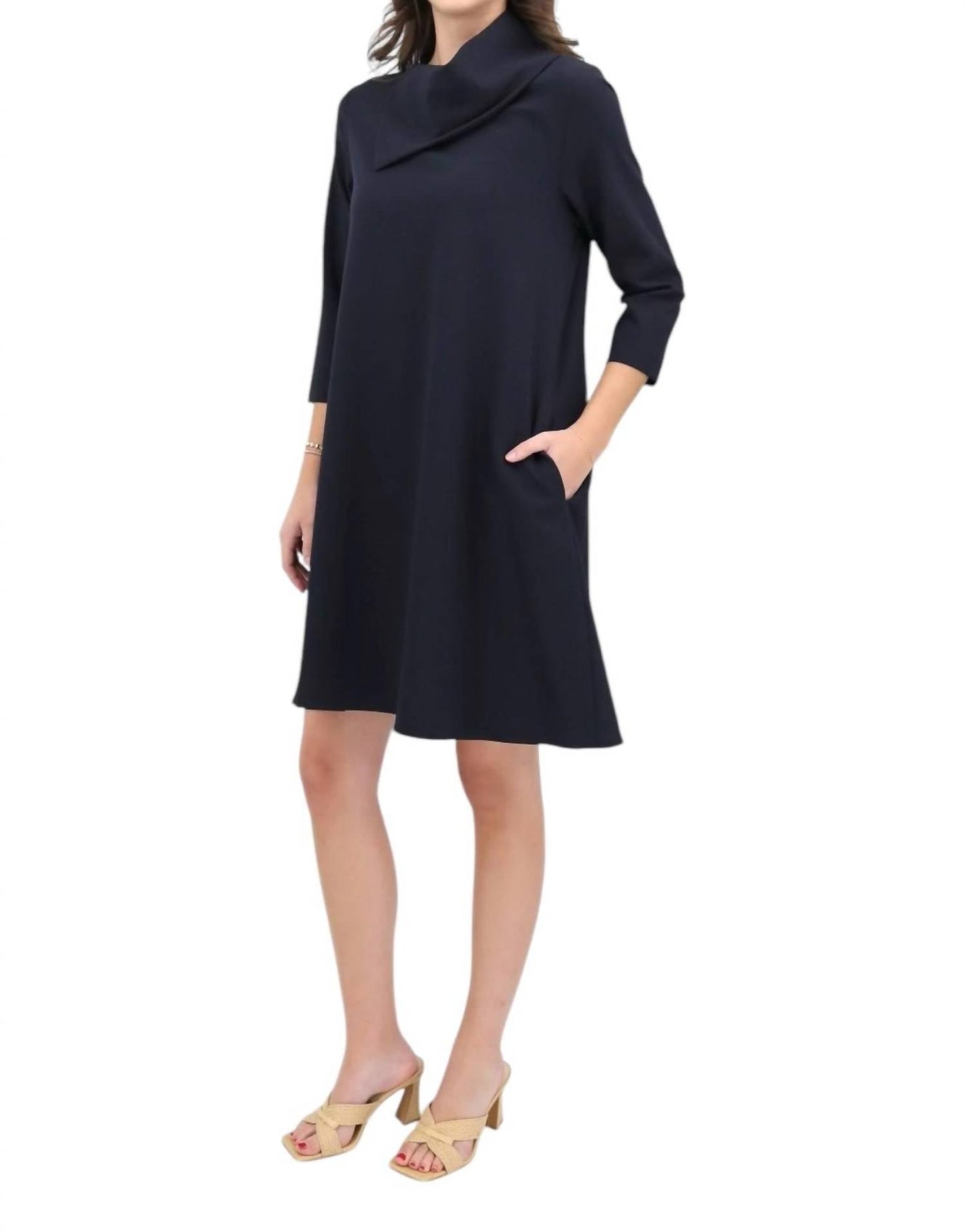 Estelle And Finn - Asymmetric Collar Dress