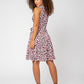Leota Women's Calista Side Tie Dress Brown