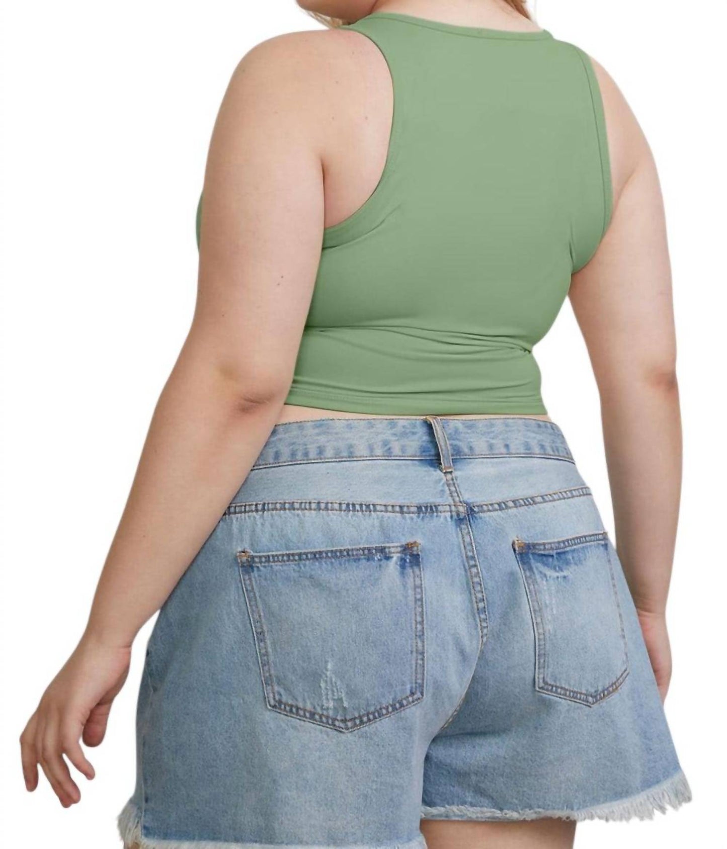Basic Bae - Full Size Round Neck Slim Tank Top