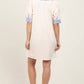 Entro - Striped Collar Shirt Dress - Plus Size