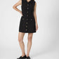 French Connection - Azra Twill Sleeveless Button Dress