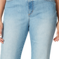 Gloria Vanderbilt Women's Amanda Classic Rise Released Hem Bootcut Jeans Blue Size 4