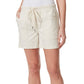 Gloria Vanderbilt Women's Drawstring Utility Shorts Brown Size 4