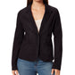 Anne Klein Women's Single Button Denim Blazer Blue Size Small