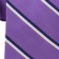 Club Room Men's Adam Twill Stripe Silk Tie Purple Size Regular