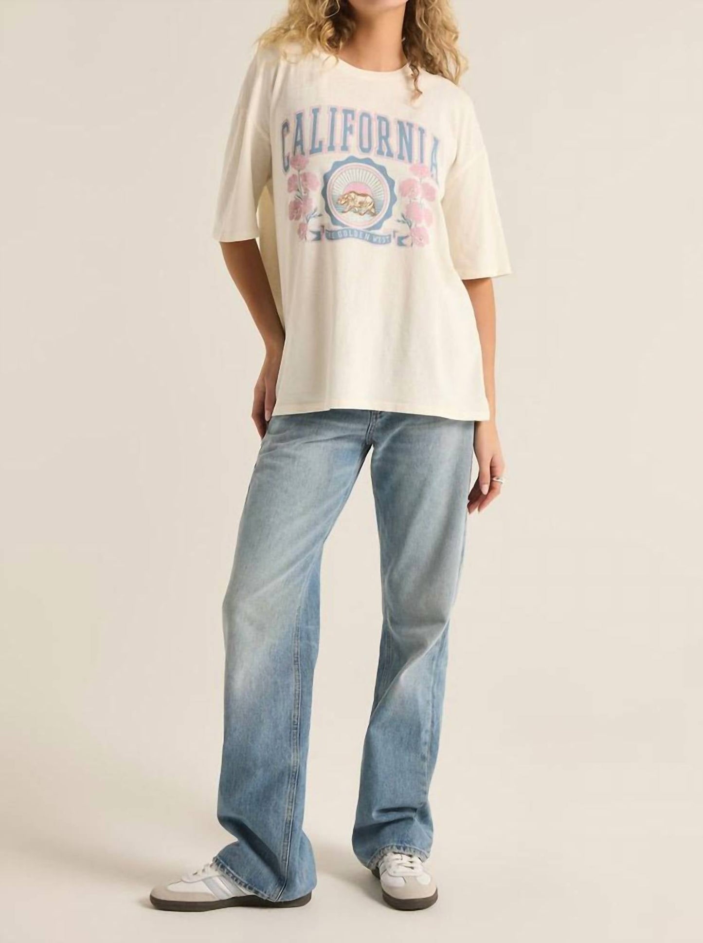 Z Supply - POPPY BEAR SOCAL OVERSIZED TEE