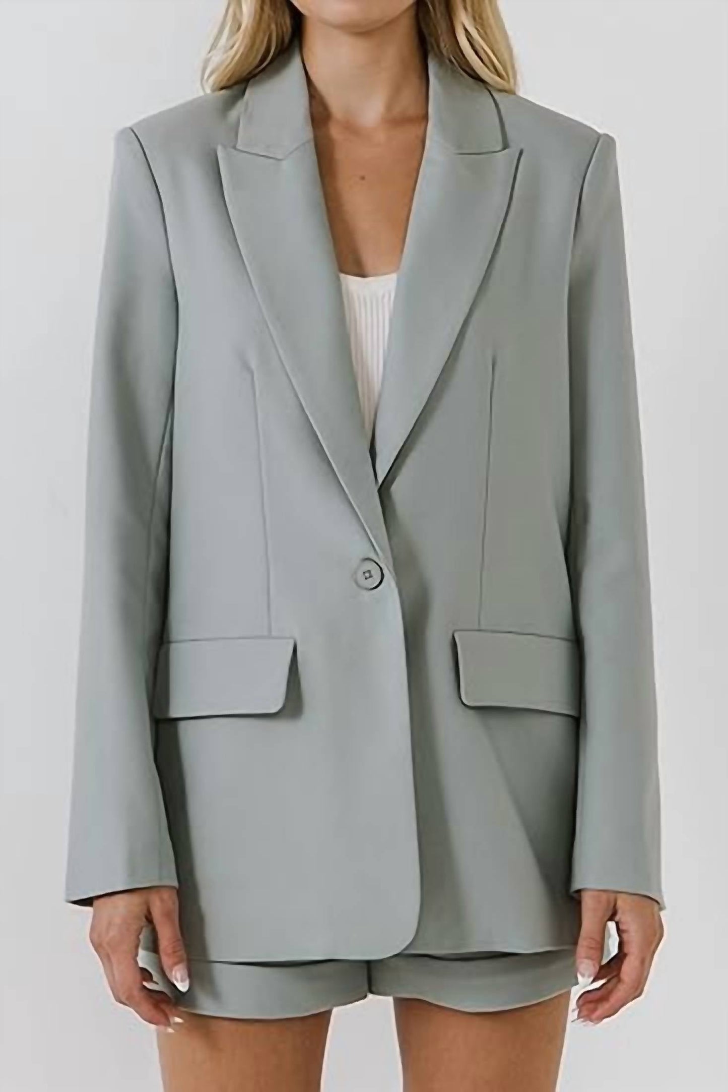 2.7 August Apparel - Mint For You Blazer