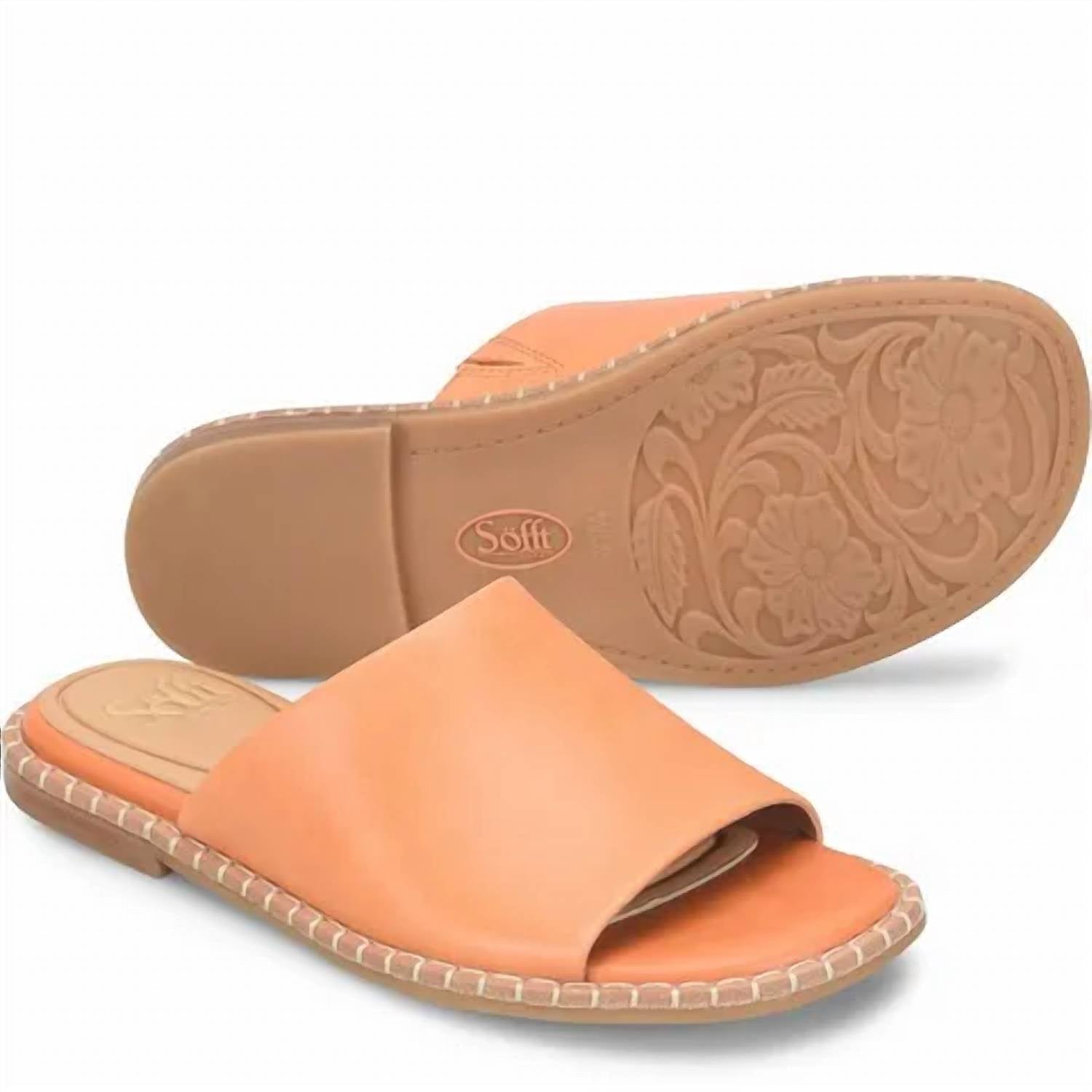 sofft-women-noble-ii-flat-leather-slide