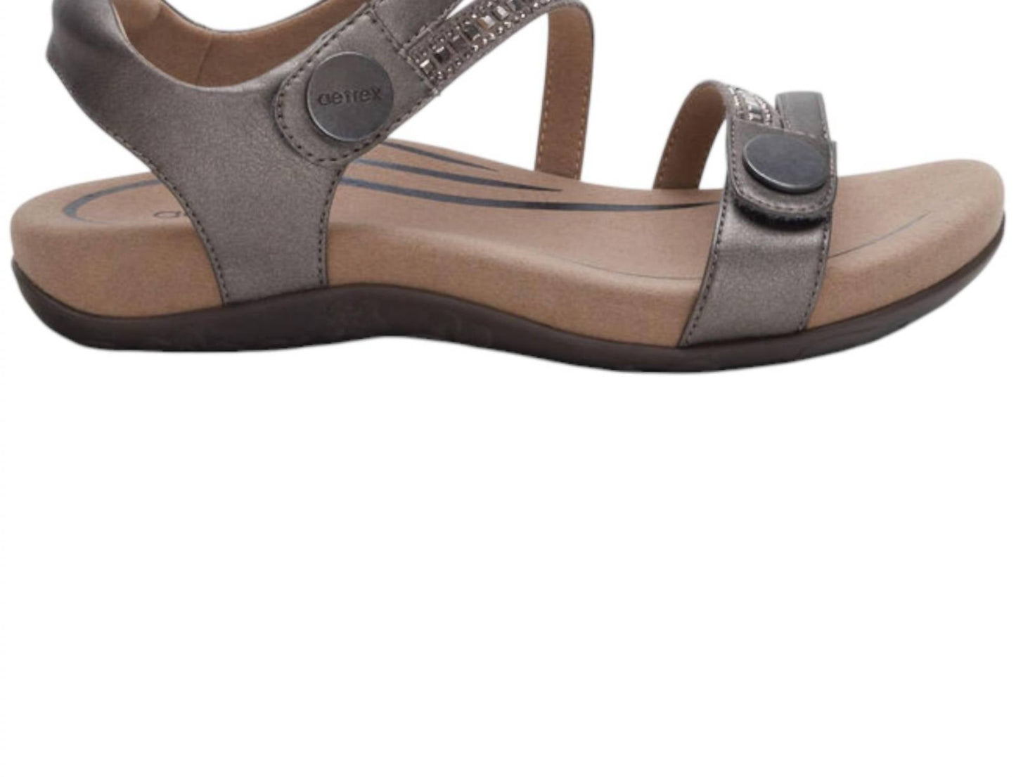 Aetrex - Women's Jess Adjustable Quarter Strap Sandals