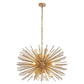 29" Mid-Century Modern 12-Light Starburst Chandelier