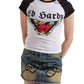 Ed Hardy - Heart Wings Raglan Cap Sleeve Tee