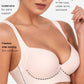 Siluets - Underwire Support Bra With High Coverage And Flexible Side Boning | No Roll Down