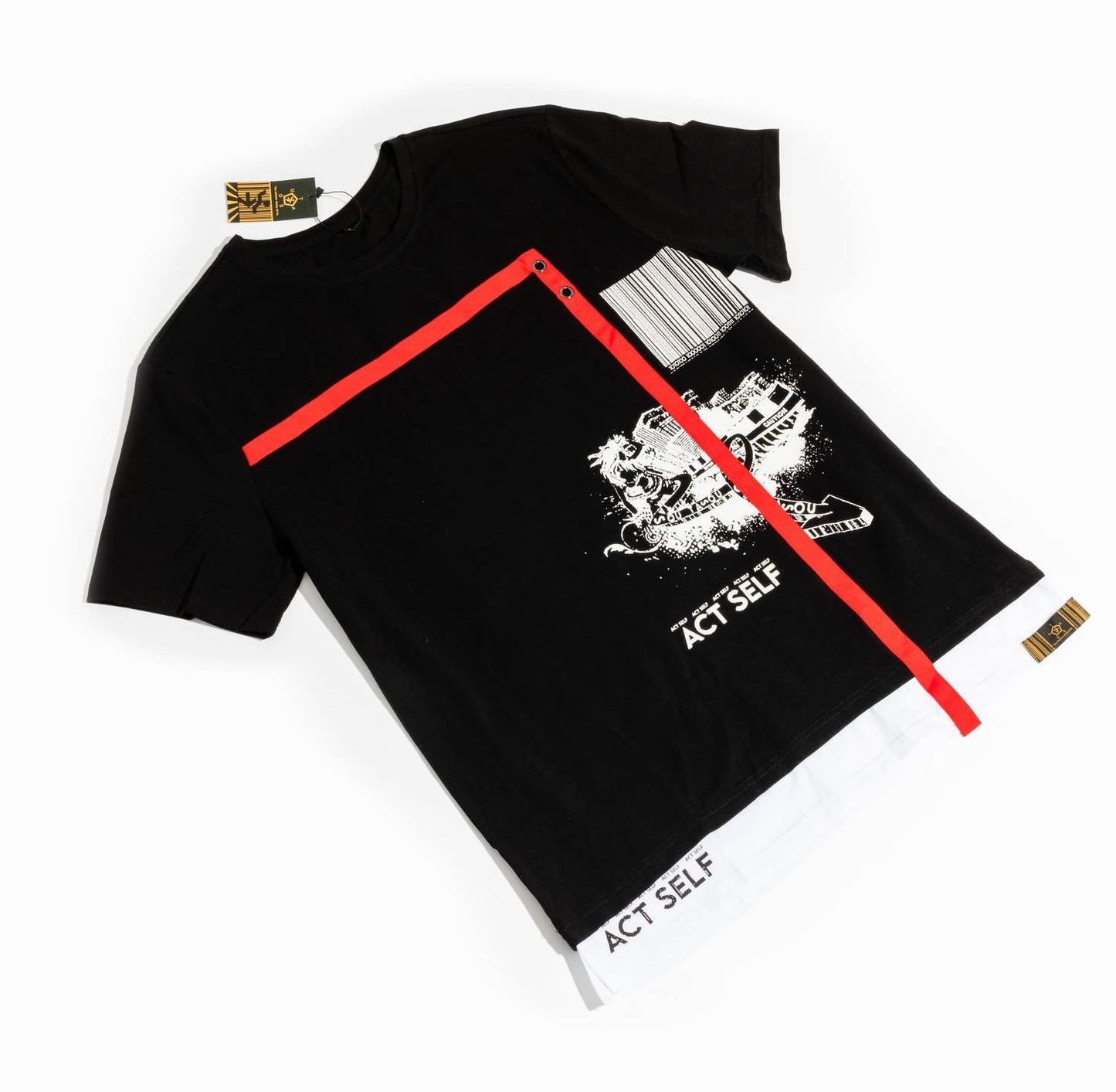 The Athletic Side Of Us - Act Self Black Short Sleeve T-shirt
