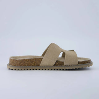 Cushionaire - Women's Wisdom Cutout Strap Genuine Leather Sandal