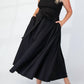 The Curve La - Plus Size Knit Tube Maxi Dress With Self Belt