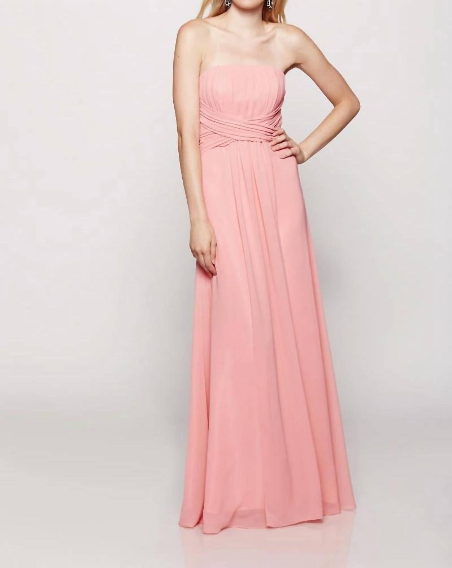 Milano Formals - Serenity Drape Strapless Gown
