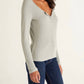 Z Supply - Cait Rib Henley Top
