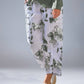 Inizio - Magic Cropped Floral Print Pant