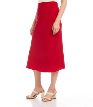Karen Kane - Satin Bias Cut Midi Skirt