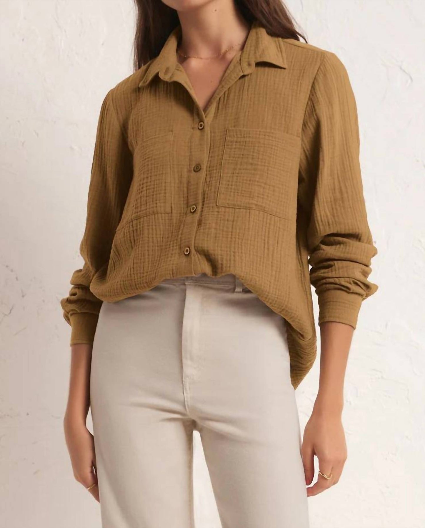 Z Supply - Kaili Button Up Gauze Top