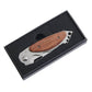 Creative Gifts International - Locking Pocket Knife with wood Handle